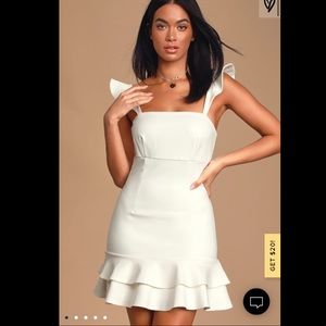 Lulu’s Bright New Day Ruffled Sleeveless Dress